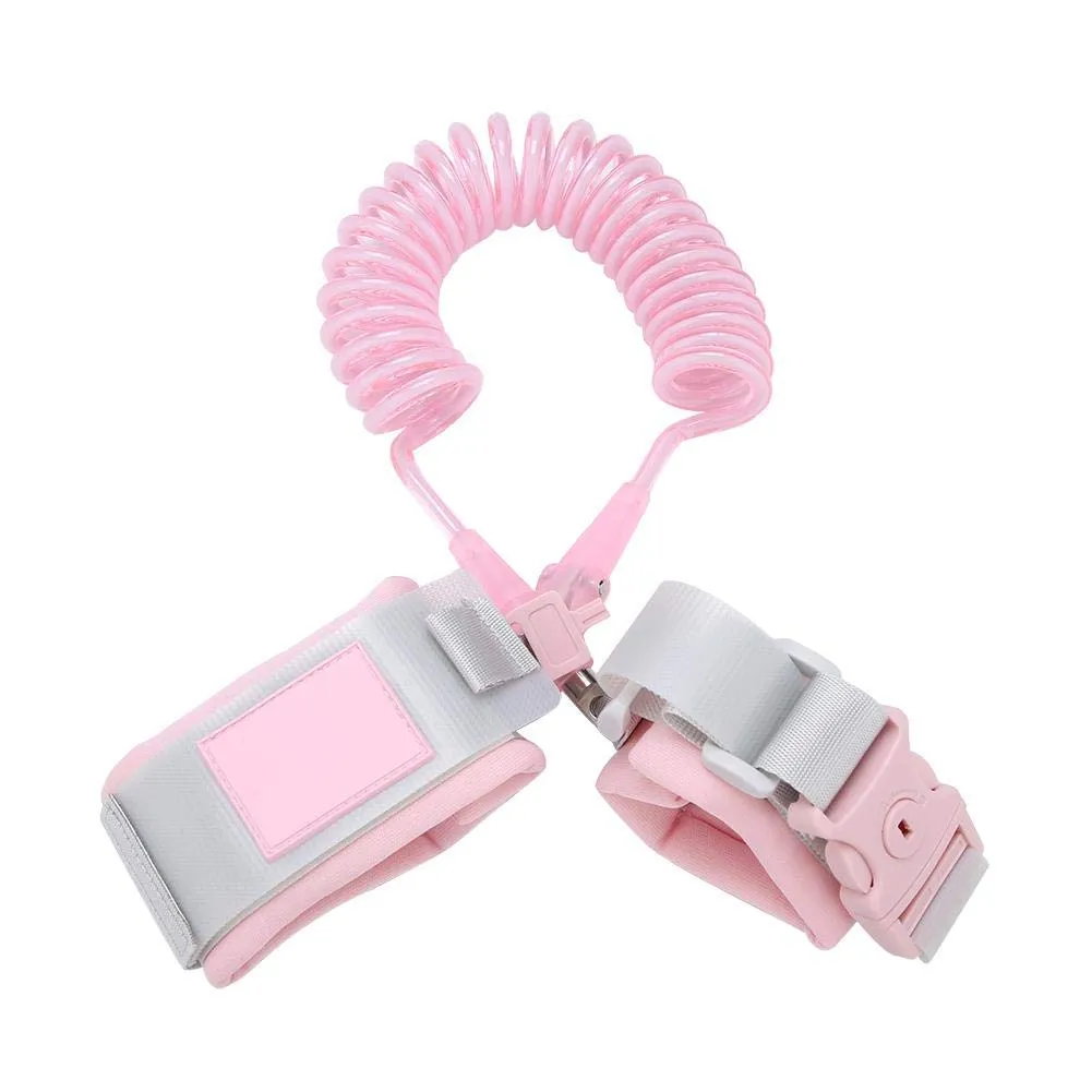 Garosa laisse de sécurité enfant 2 m rose avec serrure