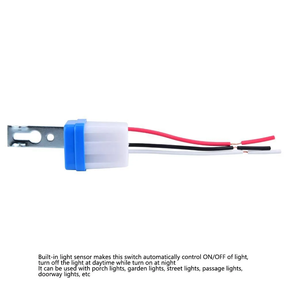 Garosa interrupteur crépusculaire 12 V 10 A pour éclairage automatique