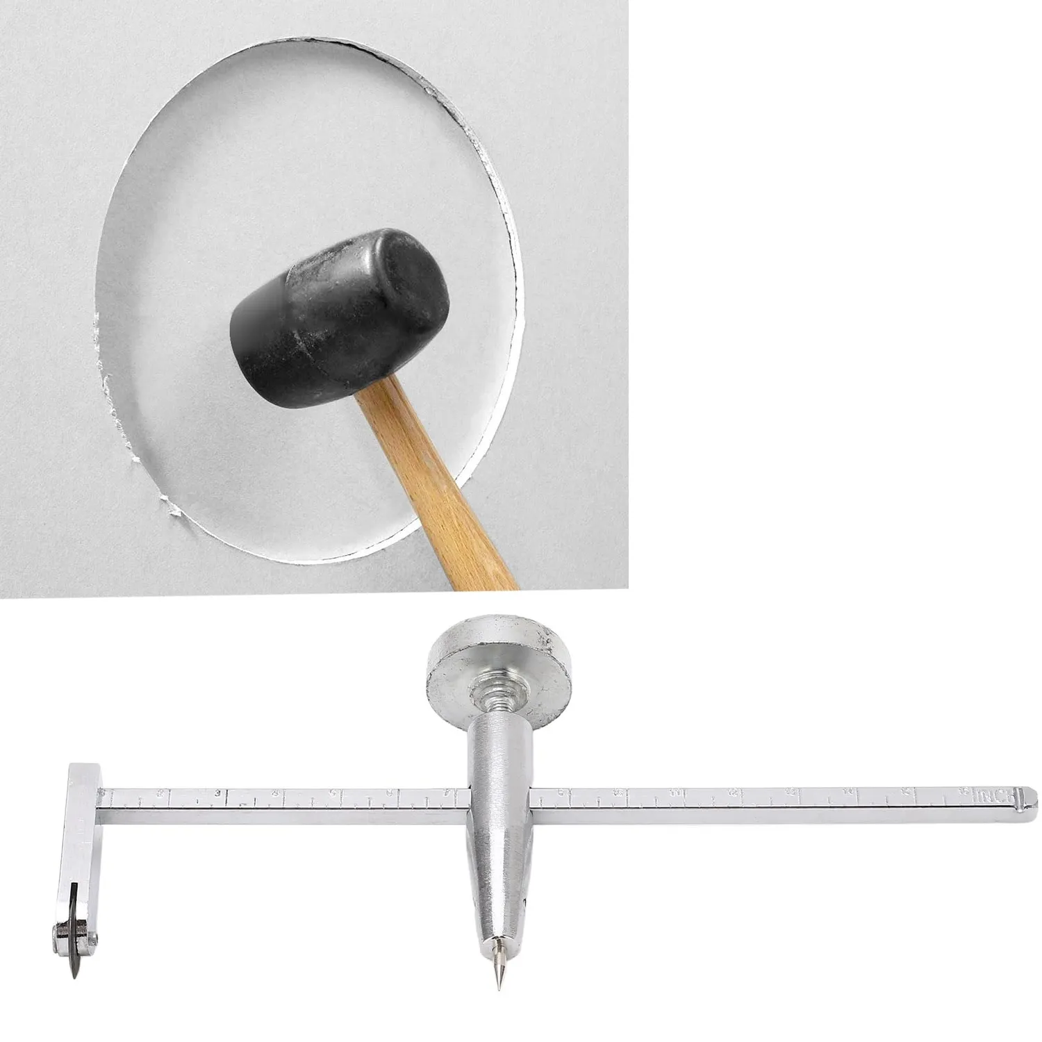 Garosa coupe-cercle cloison sèche inox 406 mm
