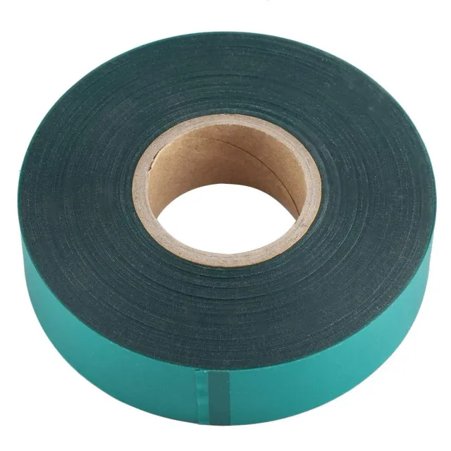 Garosa Ruban de greffage PVC vert 2,4 cm × 45 m