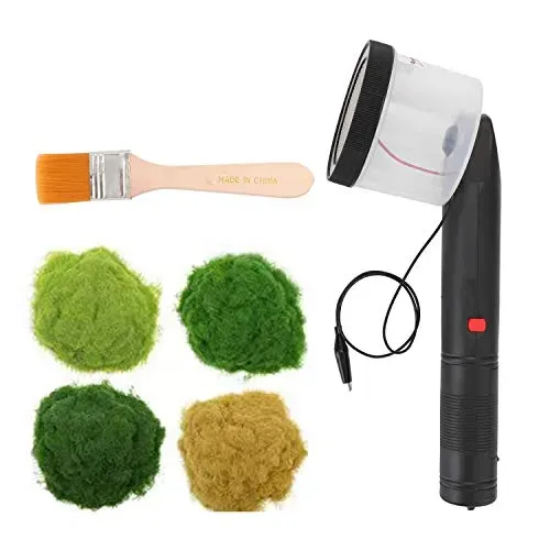 Garosa kit flocage herbe statique 4 couleurs ABS