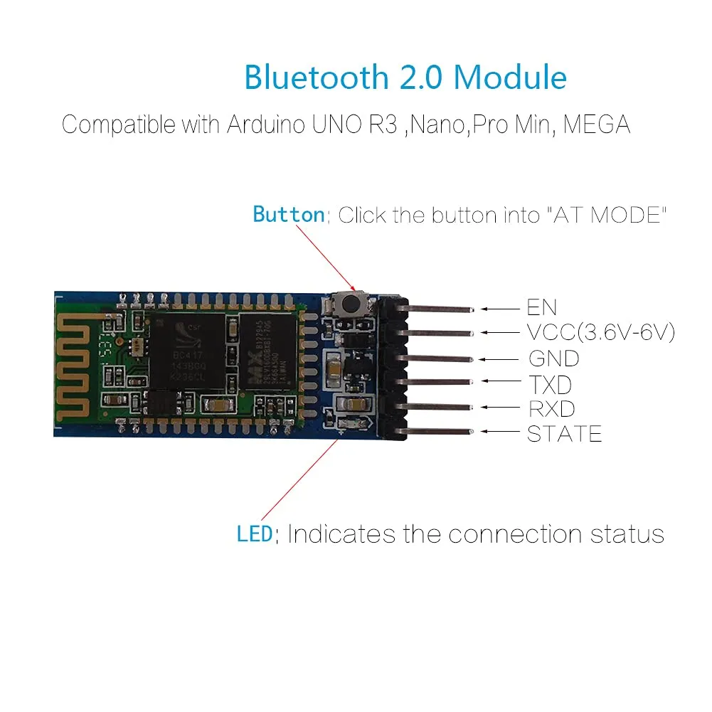 PLC Tech DSD TECH BT-05 module Bluetooth série 2.0 SPP