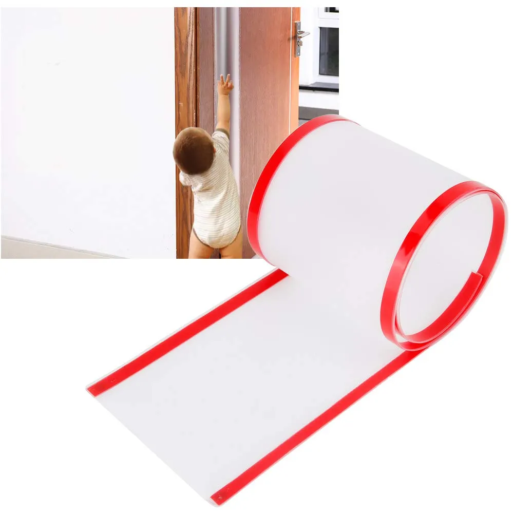 Garosa protection anti-pincement de porte 160 × 17 cm givrée