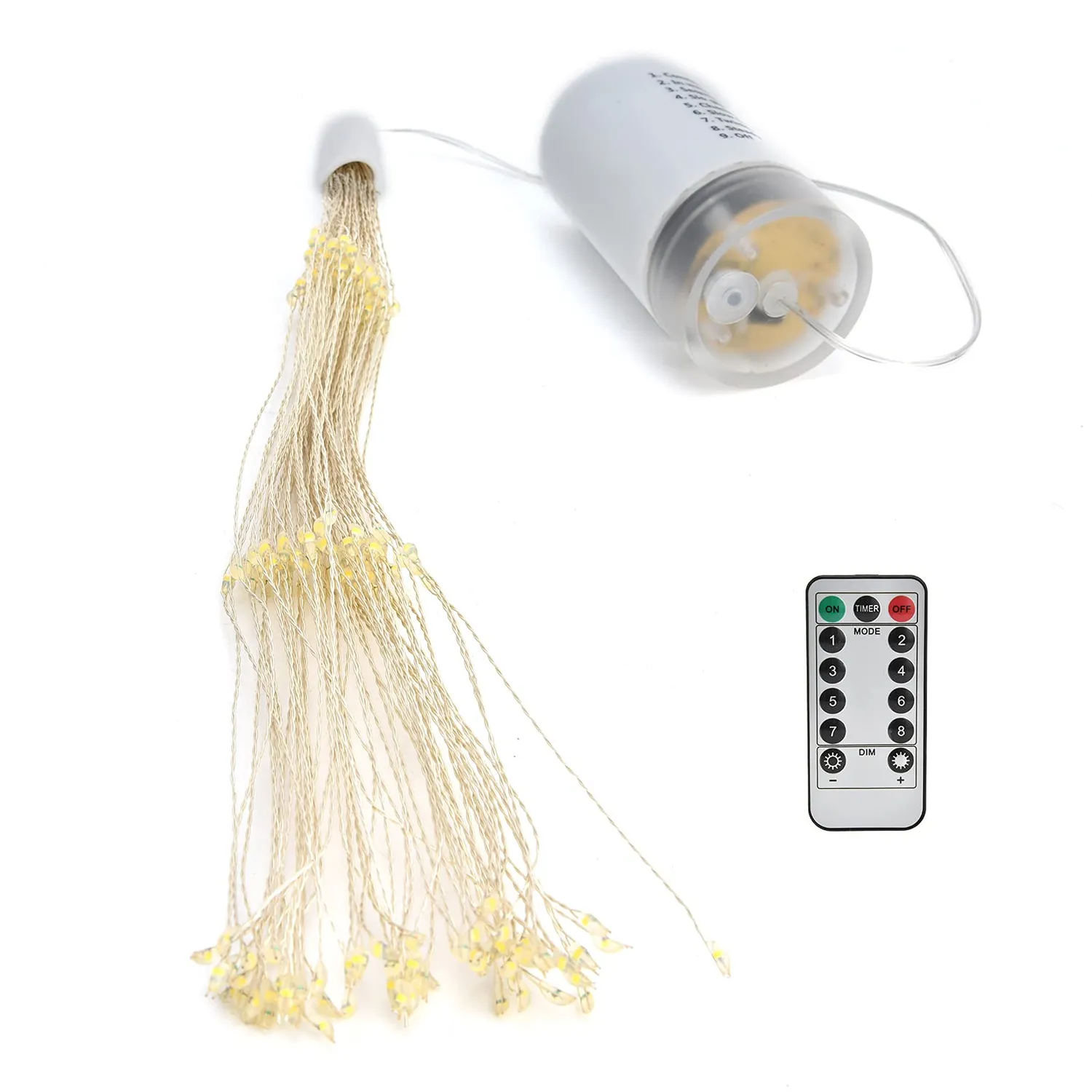Garosa Guirlande LED feu d'artifice 180 LED télécommande