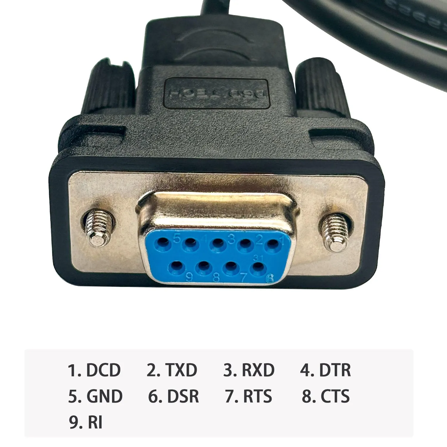 DSD TECH SH-RS232G câble USB vers série DB9 femelle FTDI 1,8 m