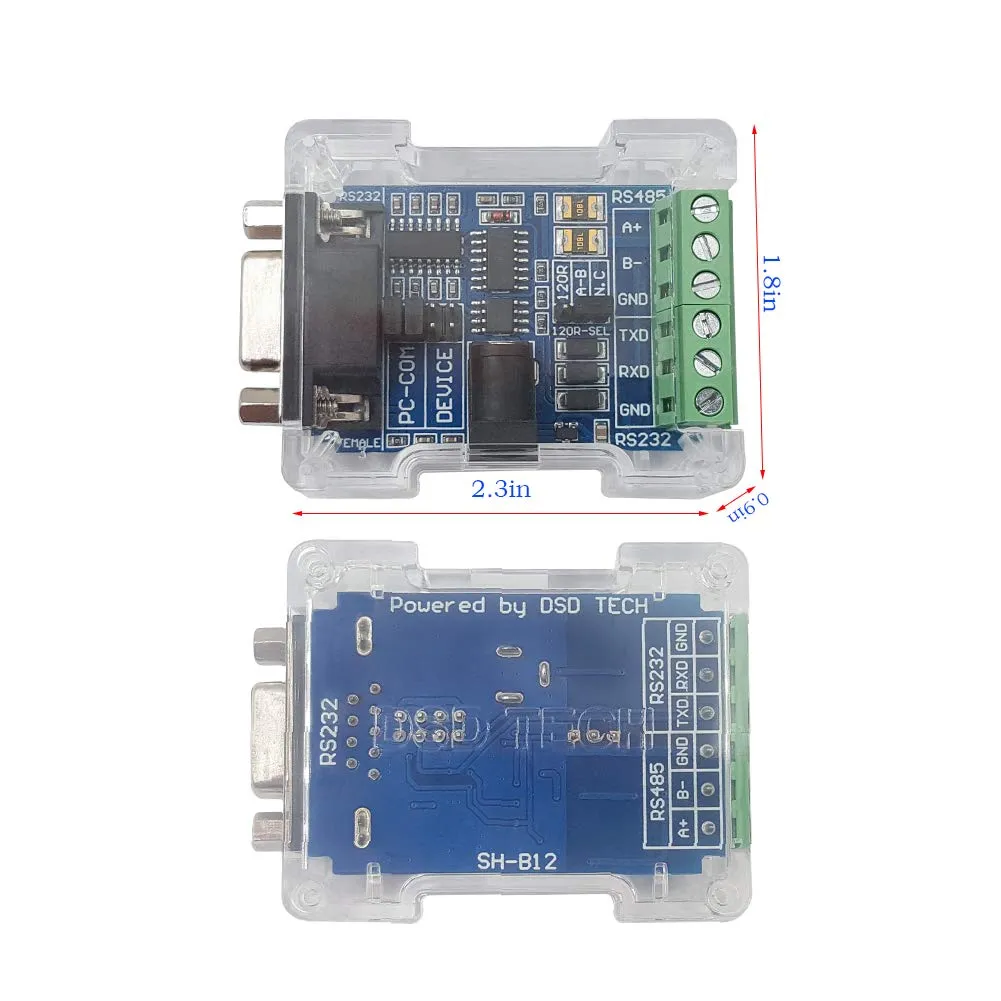 DSD TECH SH-B12 convertisseur RS232 vers RS485 DB9