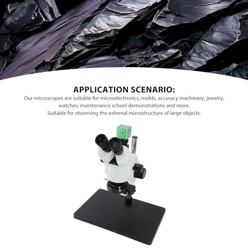 Garosa microscope trinoculaire LED 7X-45X USB labo