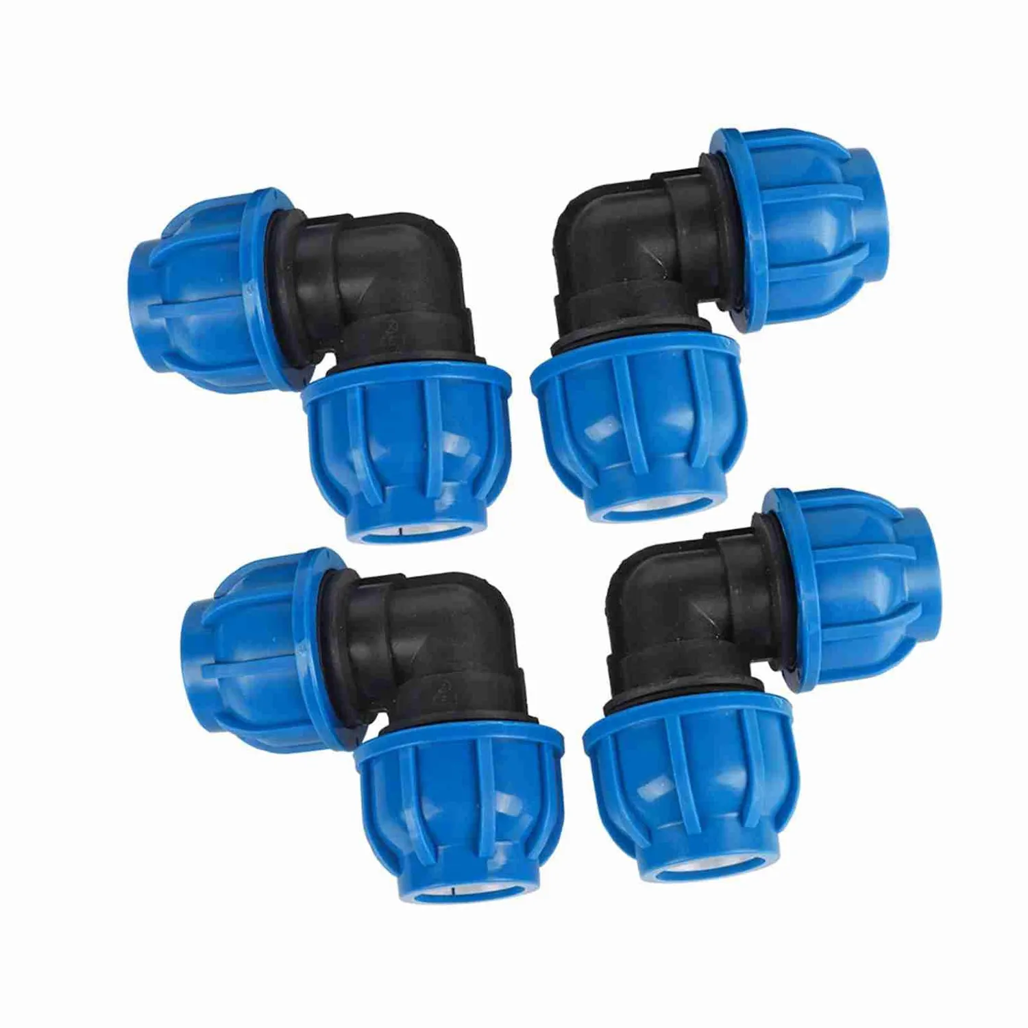 Garosa raccord coudé tuyau 32 mm, lot de 4, plastique PE