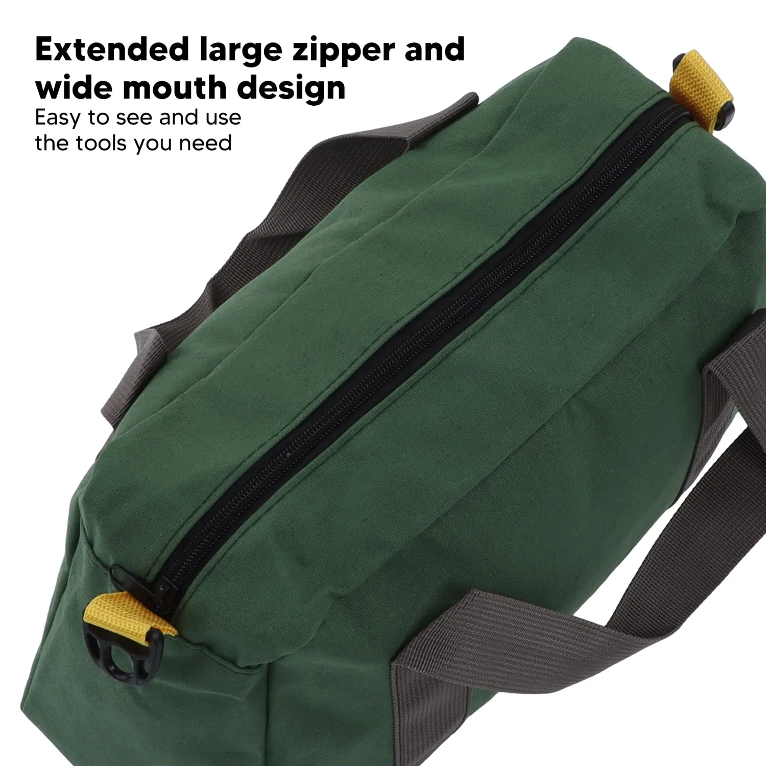 Garosa sac outils électricien toile 36 cm large bouche