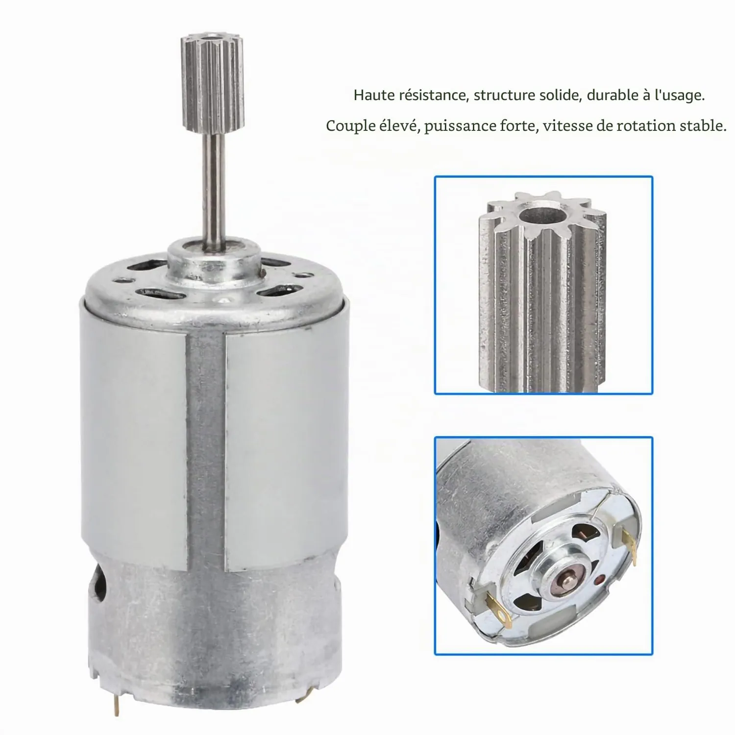 Garosa RS550-20000 moteur 6 V à deux pignons 20 000 tr/min