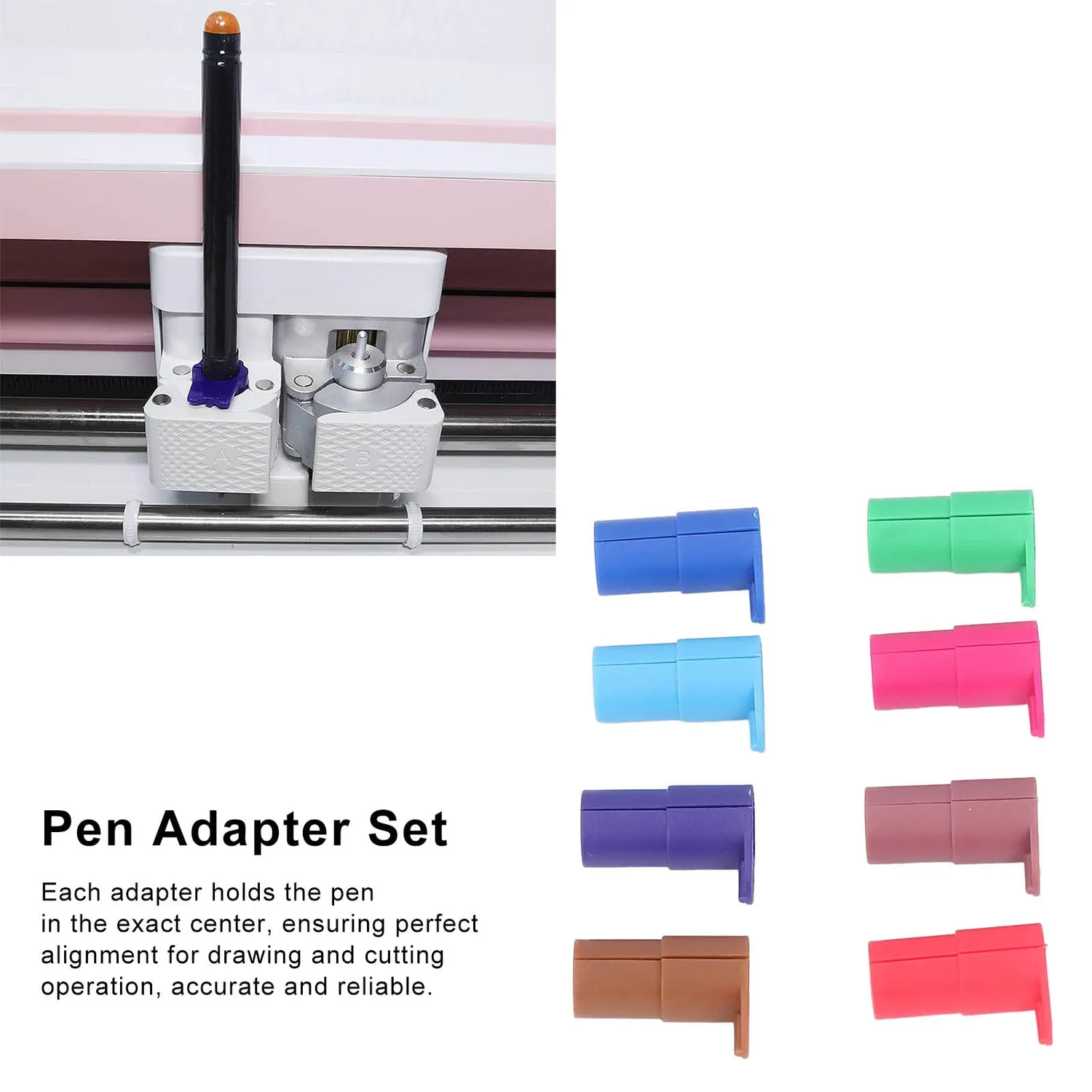 Garosa adaptateurs de stylo pour Cricut Explore Air 2, lot de 8