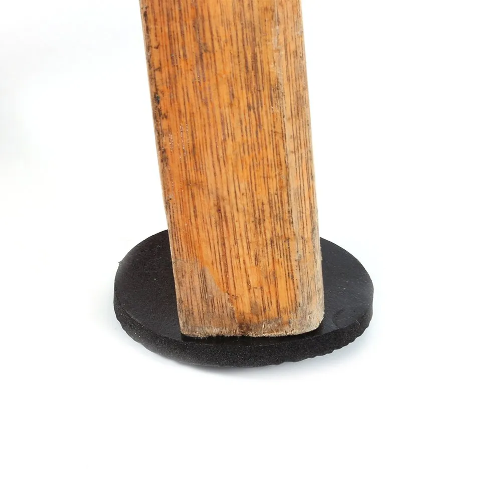 Garosa patins en caoutchouc autocollants ronds 12 pièces noirs