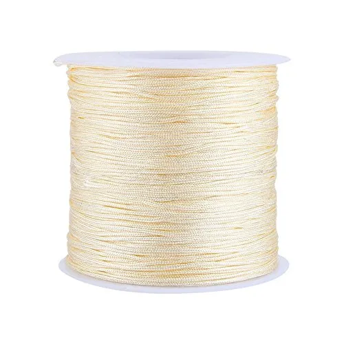Garosa cordon satin nylon 0,8 mm 100 m pour bijoux