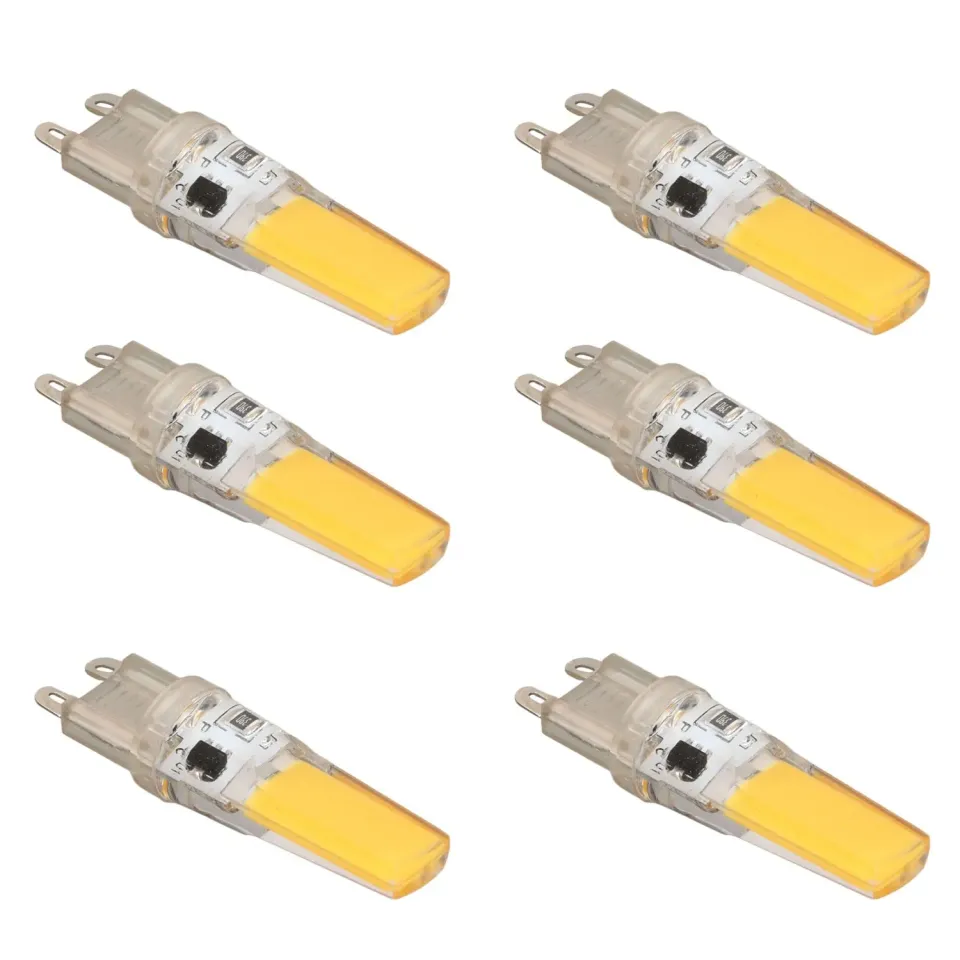 Garosa ampoules LED G9 9W dimmable blanc chaud lot 6