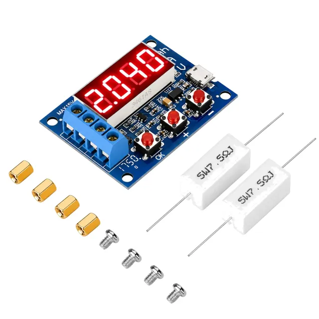Garosa testeur de capacité de batterie 1,2–12 V à écran LED