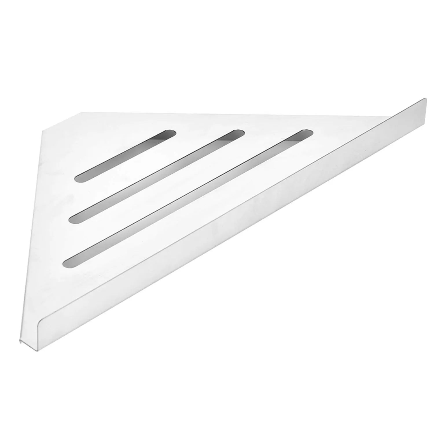 Garosa étagère d’angle de douche triangulaire inox à percer