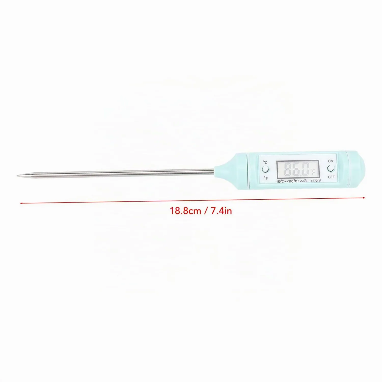 Garosa thermomètre électronique pour biberon à sonde longue