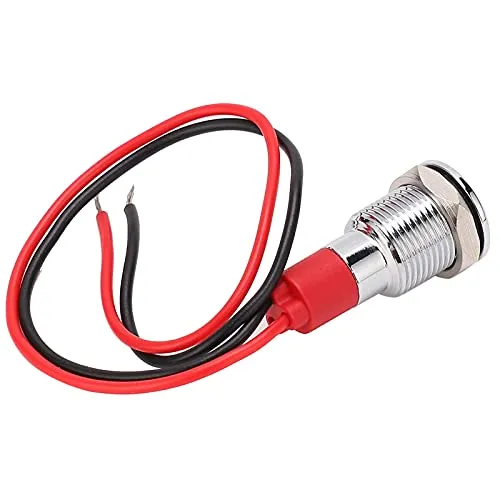 Garosa Voyant LED métallique 220 V vert étanche