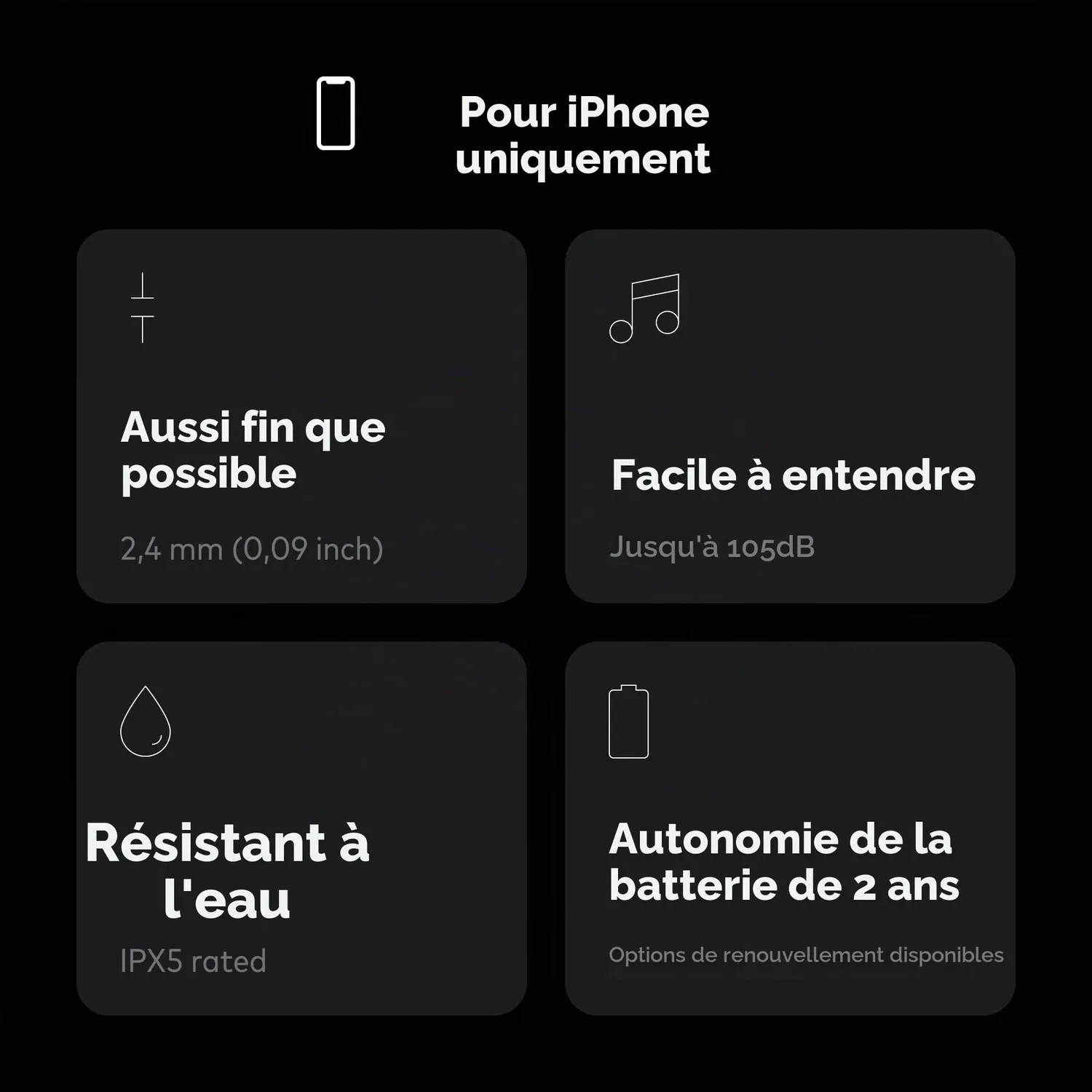 Chipolo CARD Spot traceur portefeuille presque noir, ultra-fin