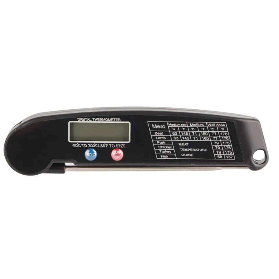 Garosa thermomètre cuisine digital sonde pliable LCD
