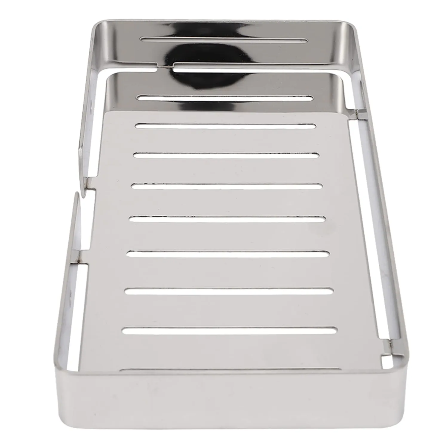 Garosa étagère de salle de bain porte-savon murale argentée 23 cm, acier inoxydable 304