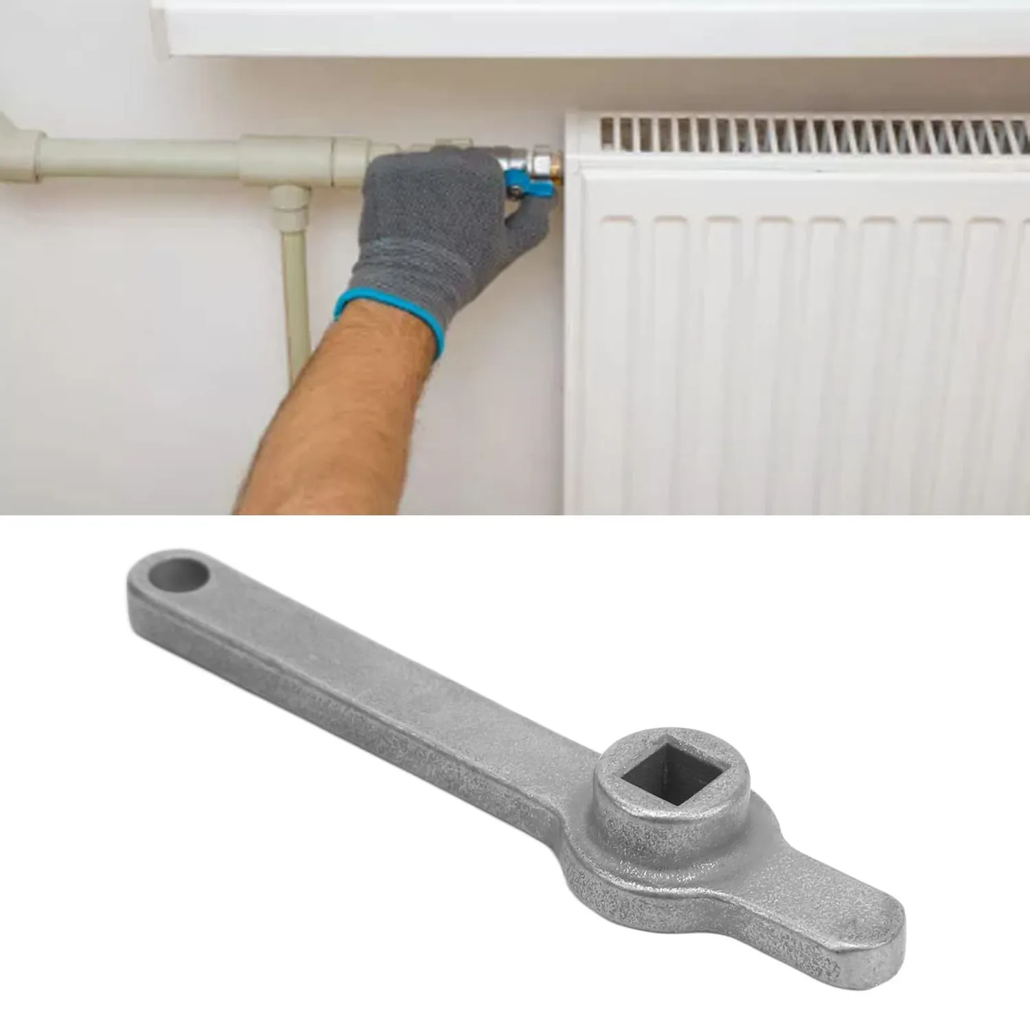 Garosa Clé de purge de radiateur carrée 5 mm en inox