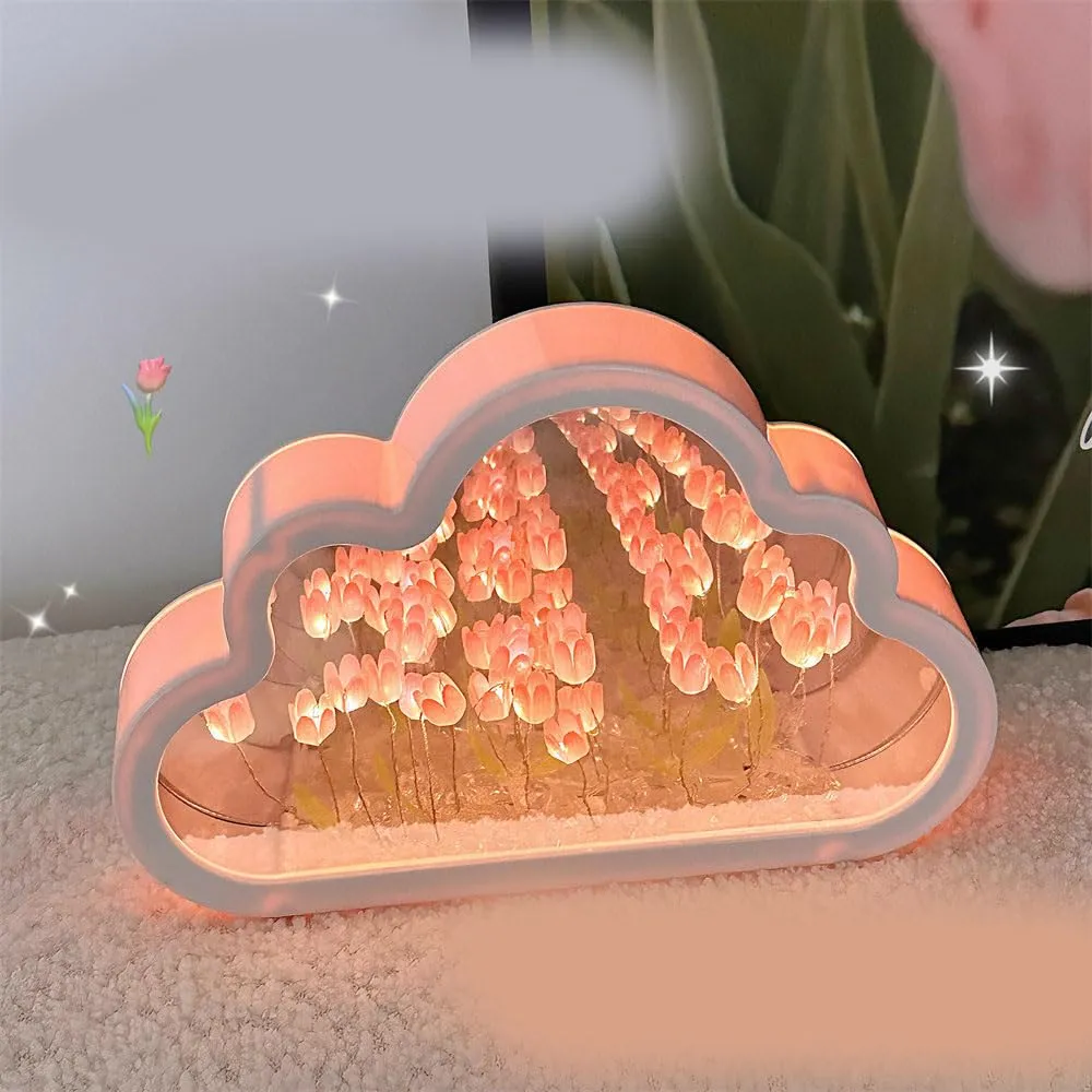 Garosa Tulipe Nuages veilleuse LED enfant nuage tulipe DIY