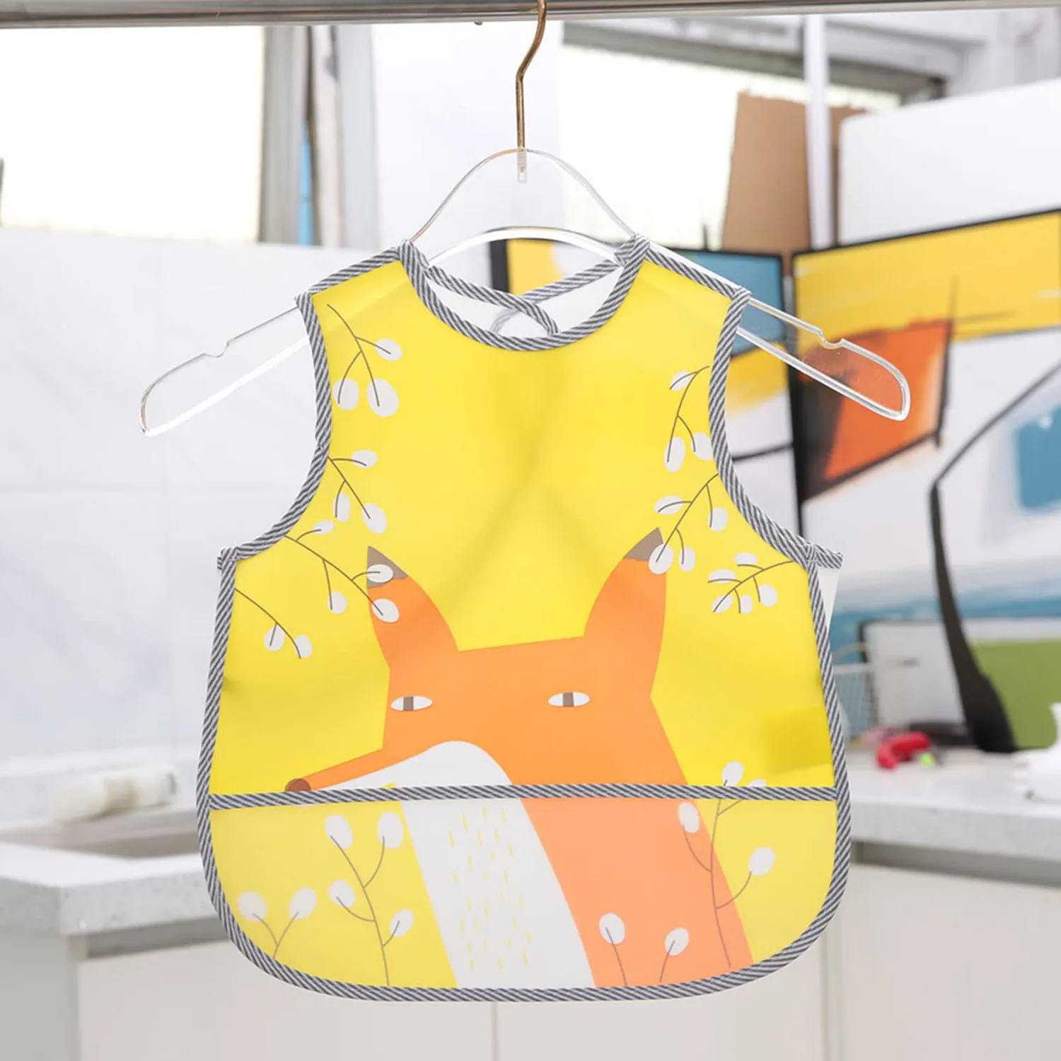 Garosa bavoir bébé en EVA 38 × 34 cm couleur 2