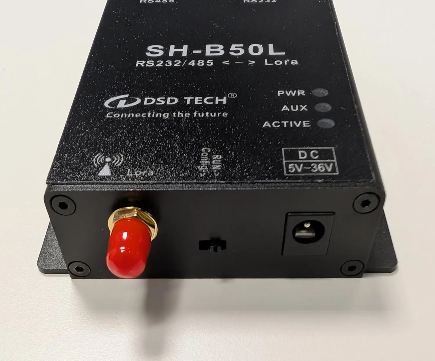 PLC Tech SH-B50L adaptateur LoRa RS485/RS232 5–24 V industriel