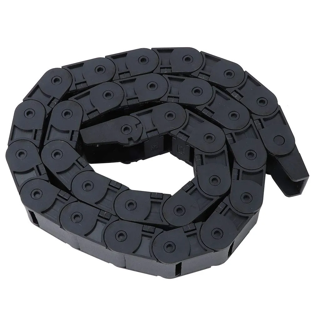 Garosa R38 chaîne porte-câble nylon noir 18x25mm 1m