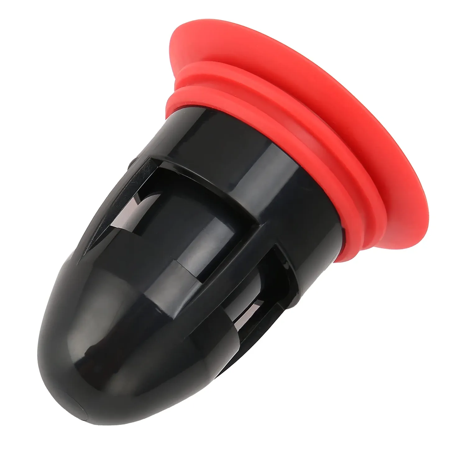 Garosa siphon de sol anti-odeur noir rouge PP silicone