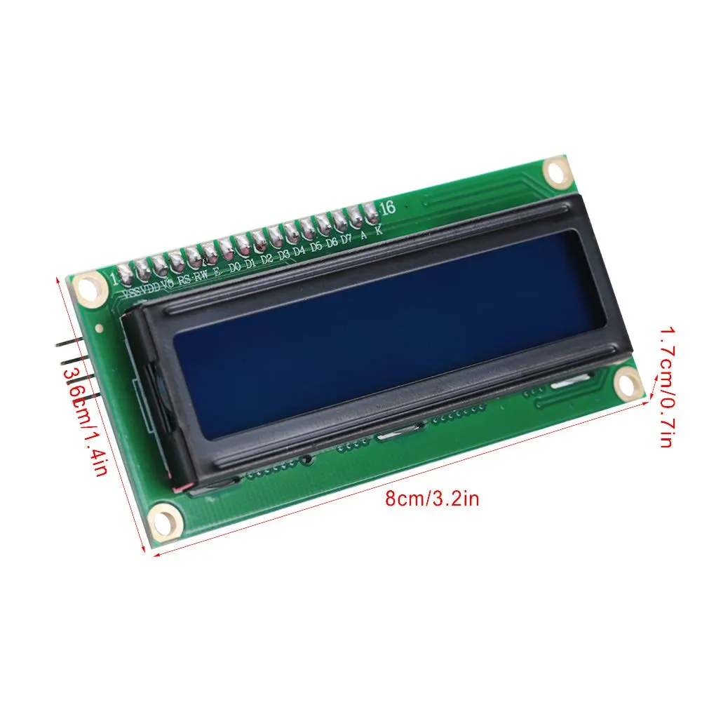 Garosa Adaptateur LCD 1602 avec contraste réglable