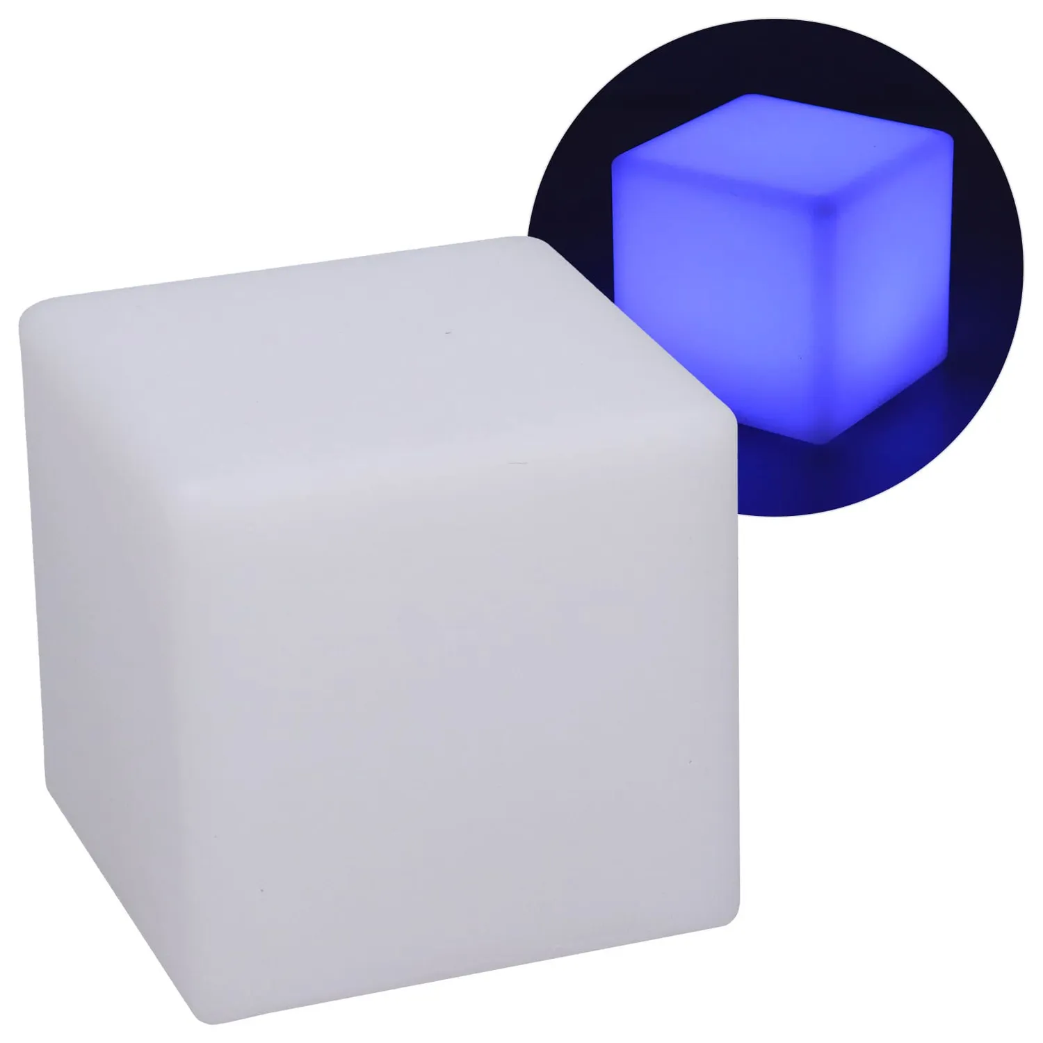 Garosa lampe cube LED RGBW 16 couleurs télécommande piles AAA