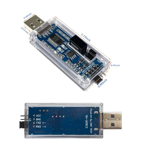 DSD TECH SH-U09C3 adaptateur USB TTL isolé 3,3 V 5 V