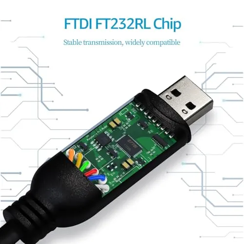 PLC Tech RS232 SH-RJ12K câble USB RJ12 FTDI 2 m