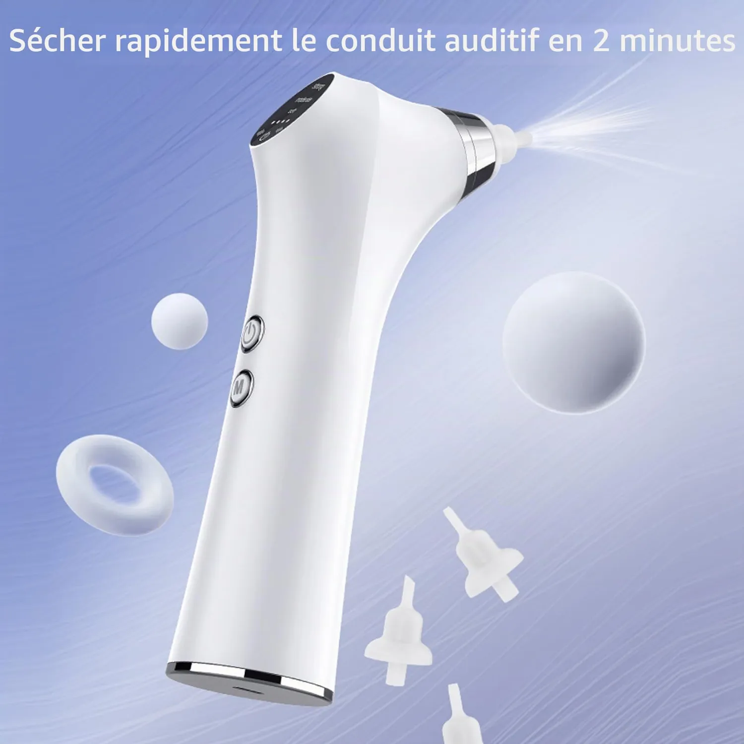 Garosa sèche-oreilles rechargeable 800 mAh à température constante