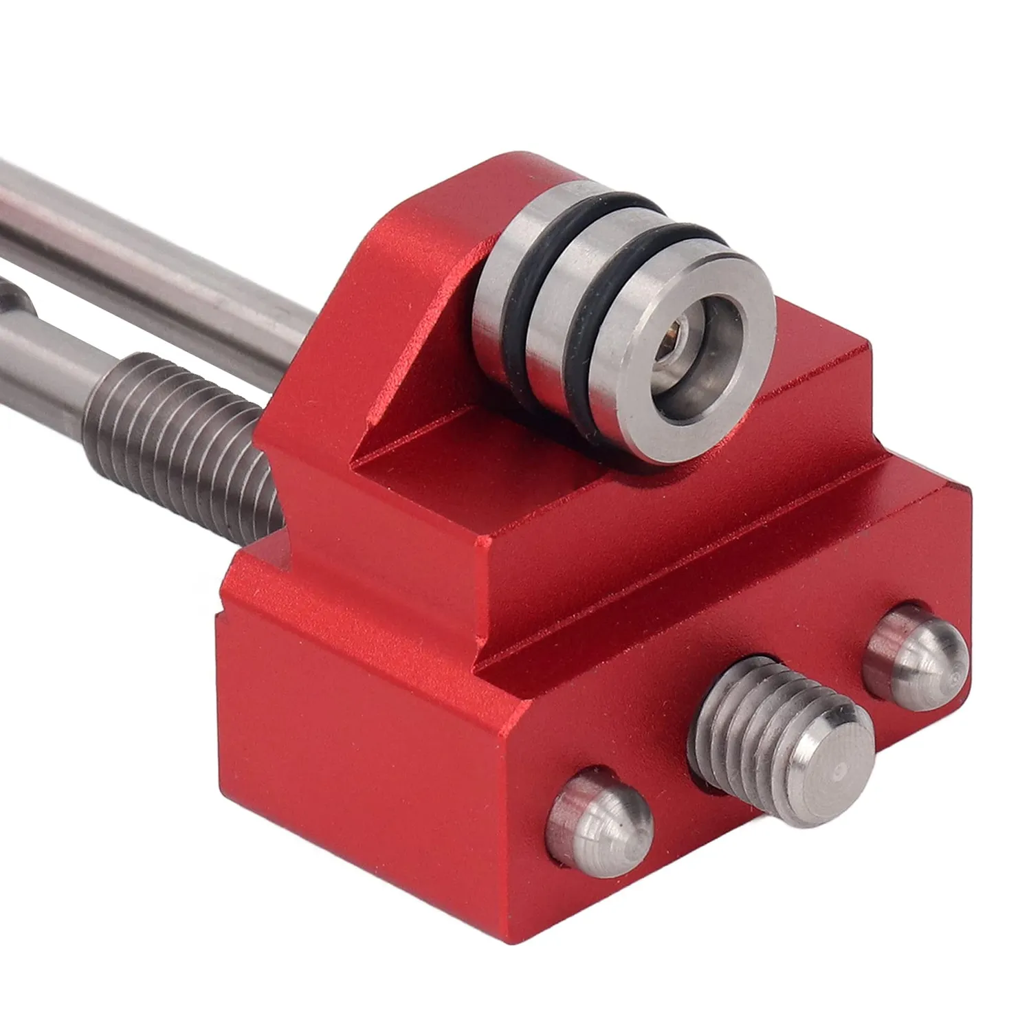 Garosa guide d'affûtage réglable pour ciseaux et rabots, rouge argent