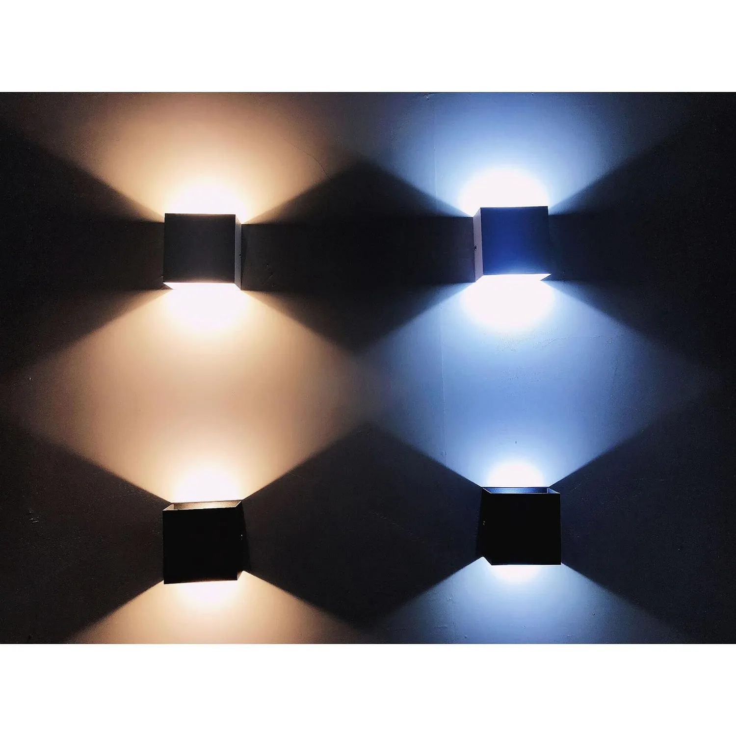 Garosa Applique Murale LED Extérieur Alu Noir 3000K