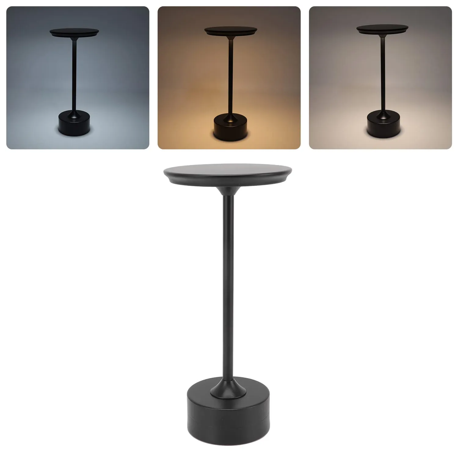 Garosa lampe de table LED tactile USB-C 2000mAh 28,5cm