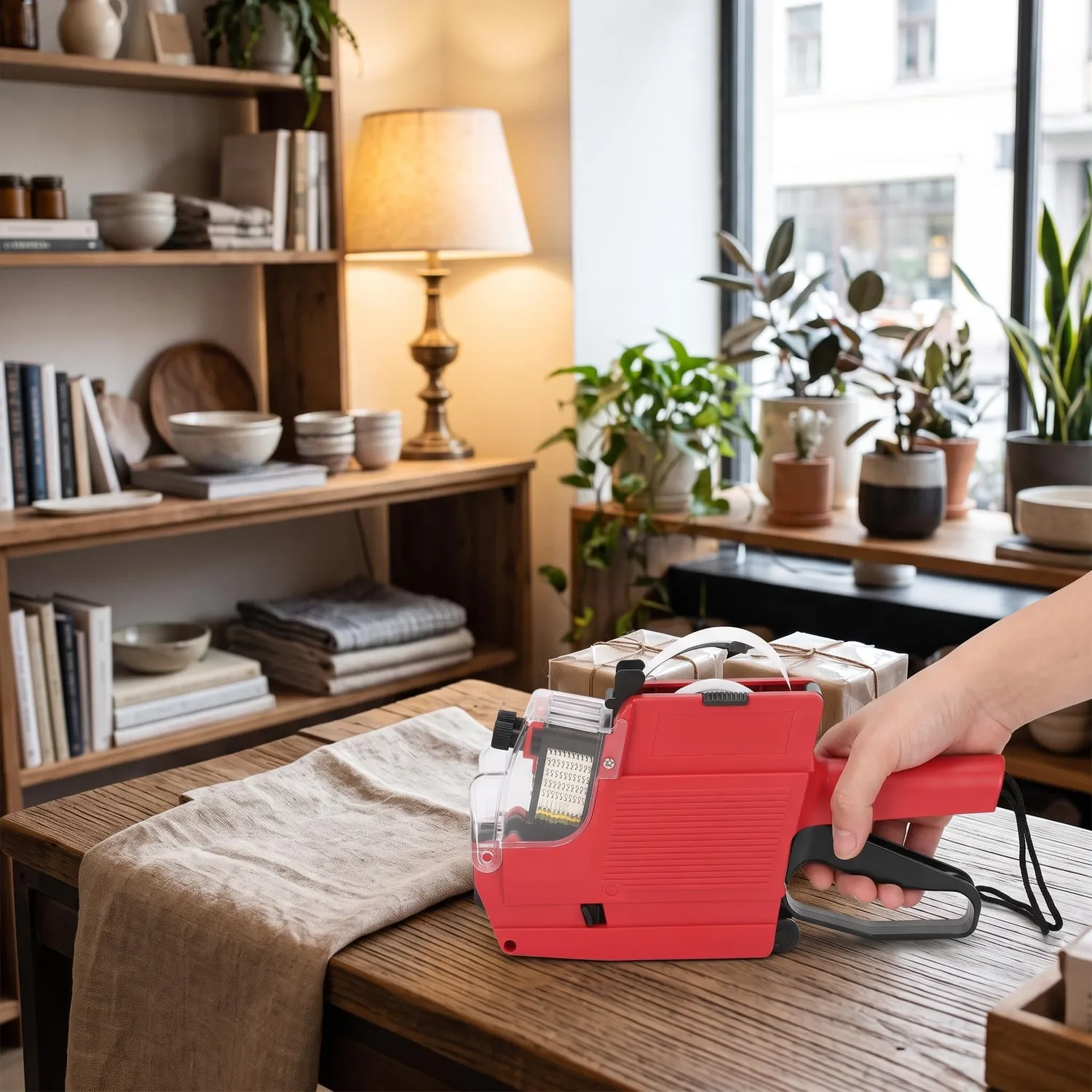 Garosa MX6600 étiqueteuse de prix double ligne rouge