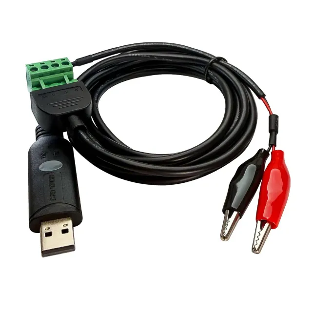 DSD TECH SH-U13 adaptateur USB-RS485 avec pinces crocodiles