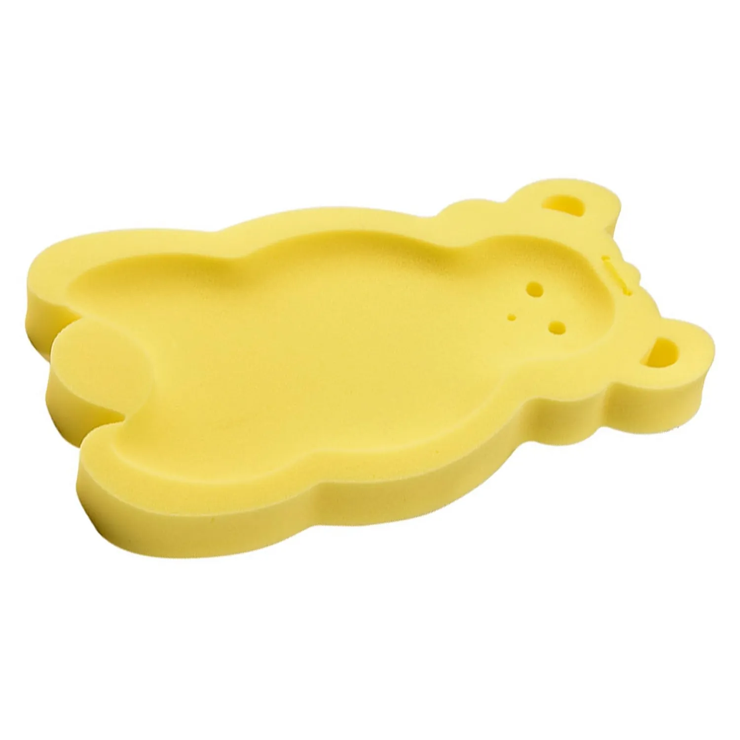 Garosa coussin de bain bébé jaune en éponge antidérapant