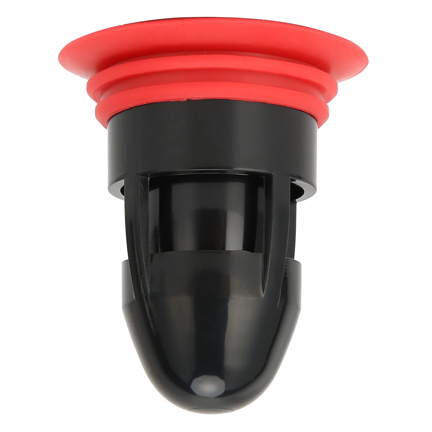 Garosa siphon de sol anti-odeur noir rouge PP silicone