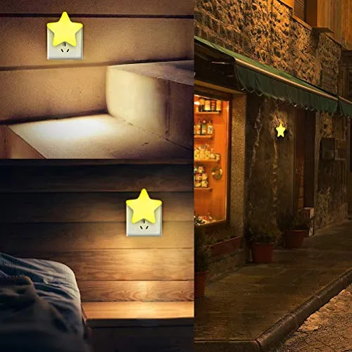 Garosa mini veilleuse LED étoile capteur auto