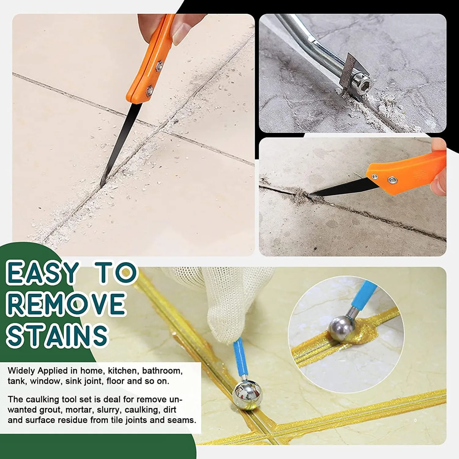 Garosa outil de retrait de joints de carrelage au carbure