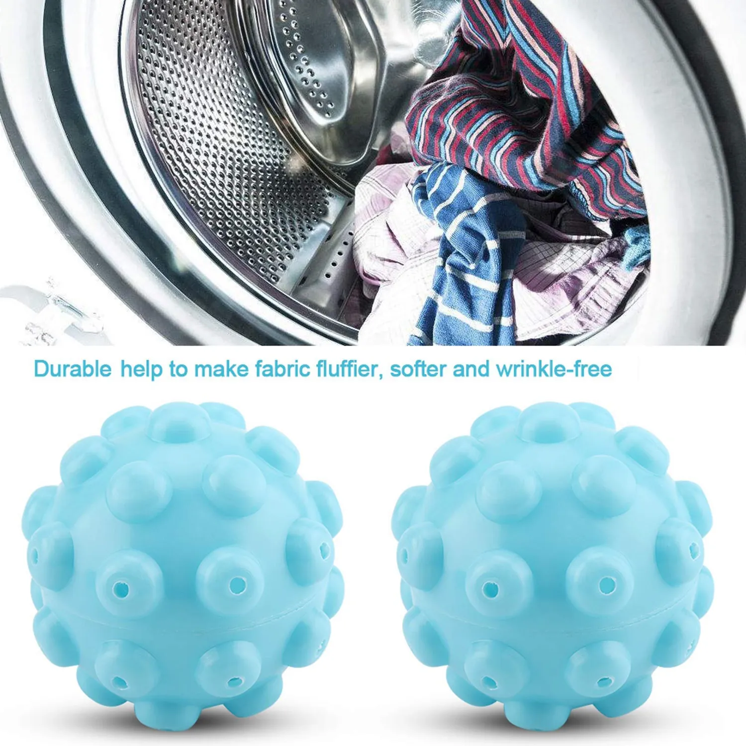 Garosa balles de séchage pour sèche-linge, bleues