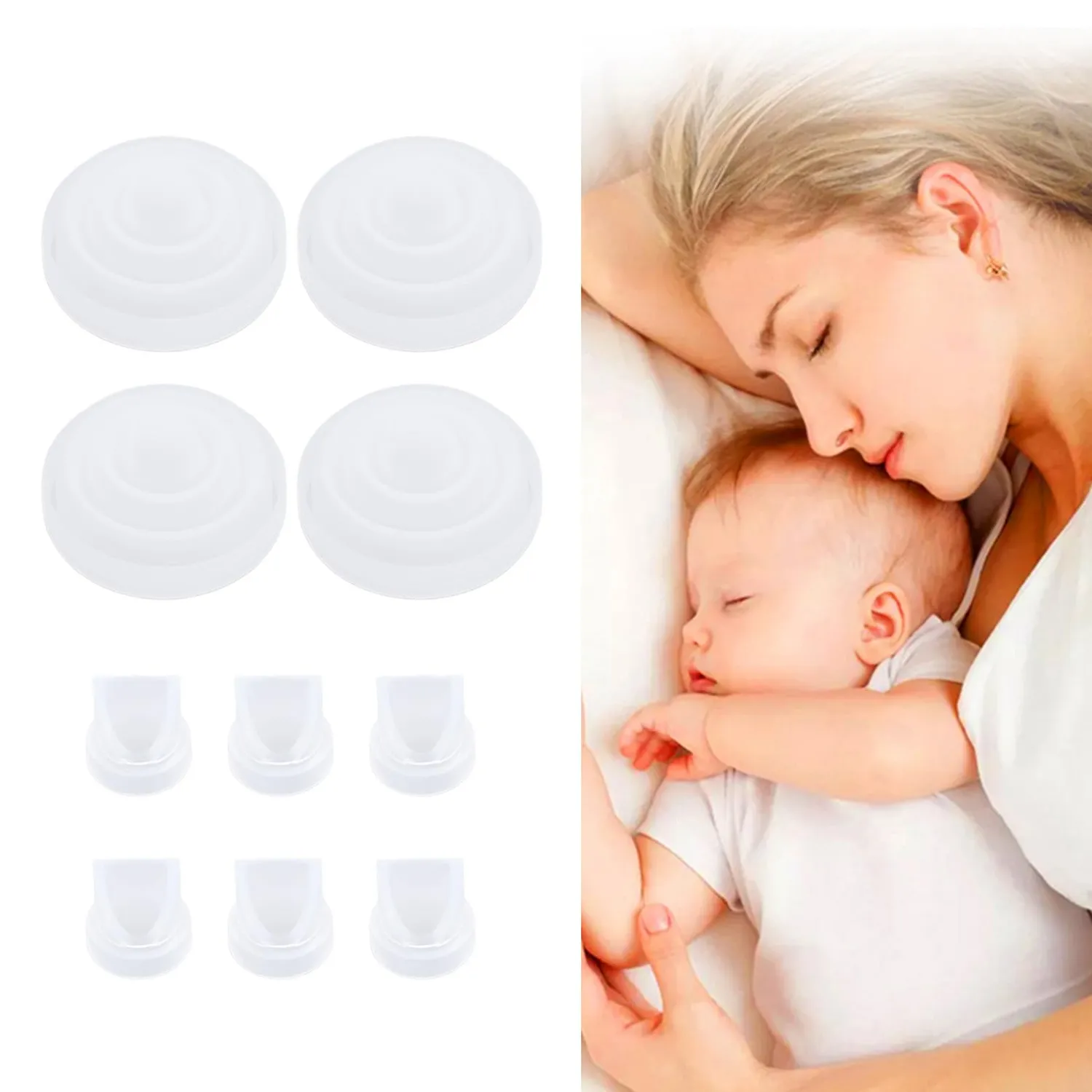 Valves à bec de canard Garosa pour tire-lait M5 silicone 10 pièces