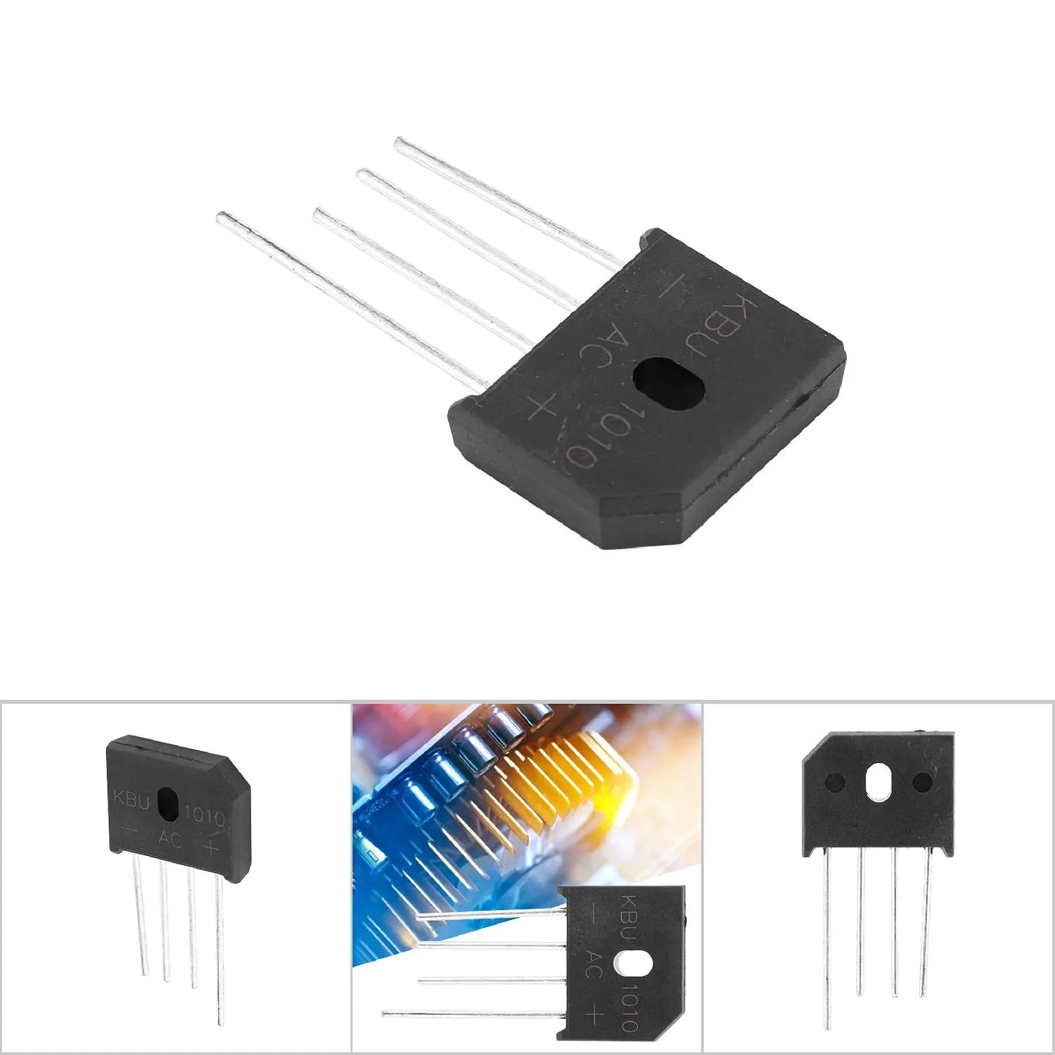Garosa KBU1010 pont redresseur 1000 V 10 A, 1 pièce