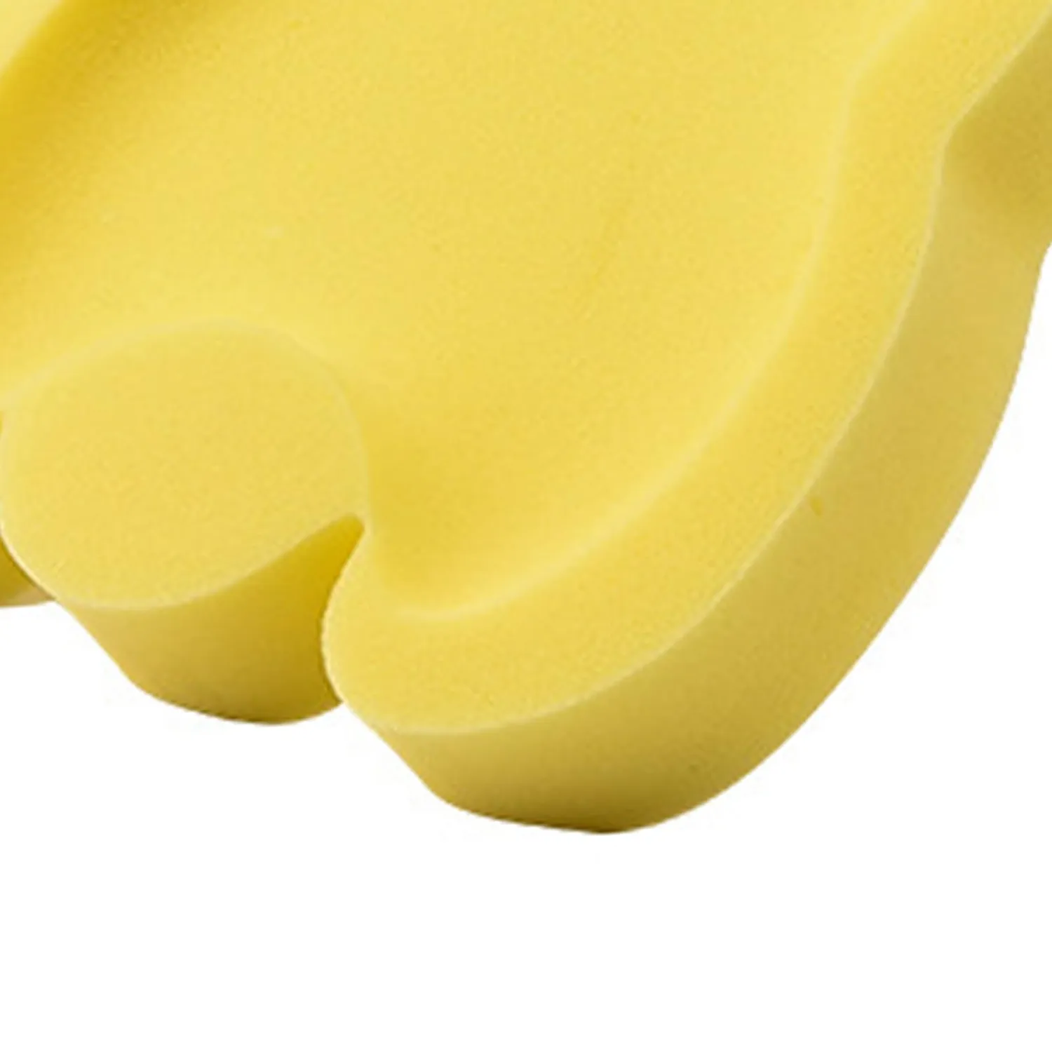 Garosa coussin de bain bébé jaune en éponge antidérapant