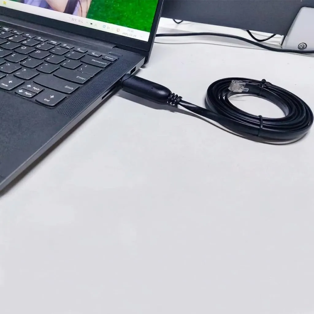 PLC Tech DSD TECH SH-RJ12B câble série USB RJ12 RS232 noir
